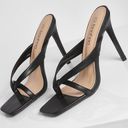 Boohoo  black TOE POST BASIC MULE heels Photo 2