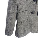 Guess Y2K  black tweed blazer jacket elbow patches Photo 7