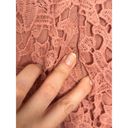 ASTR NWT  The Label Small Lace A-Line Midi Dress Pink mauve V-Neck Sleeveless Photo 5