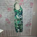 Tracy Reese  Women's Sleeveless Floral Sheath Dress In Green 6 Photo 5