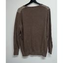 Old Navy  Womens Argyle Sweater Size XL Brown Tan V-neck Pullover Cotton Rabbit Photo 2