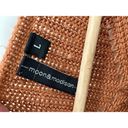 The Moon  & Madison Brown Oversized Knit Pullover Sweater Women's Size Large L Photo 5