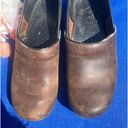 Dansko  Clog Women's Size 38 / 7.5 - 8 Dark Brown Closed Back Nurse Comfort Shoes Photo 1