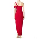 Keepsake Shooting Star One Shoulder Long Gown Bright Red Dress Side Slit Maxi XS Photo 3