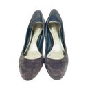 Lauren Ralph Lauren Gray Suede Pumps Heels Round Round Size 9 Photo 2