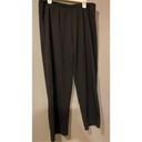 Coldwater Creek  Black Pull On Straight Pants Size Large Photo 2
