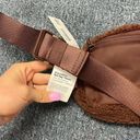 Lululemon NWT  fleece brown and gold belt bag Photo 2