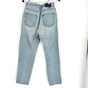 DKNY Vintage 90s  Jeans Womens High-Rise Tapered Mom Denim Light Blue Wash Size 8 Photo 2