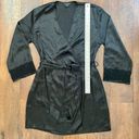 Jones New York  black mini robe, size S/M Photo 5