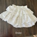 American Eagle  white ruffle skirt Photo 3