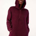 Koolaburra by Ugg  Women's Top Sz XS Brushed Back Sherpa Hoodie Red A544816 Photo 0