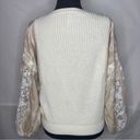 Anthropologie  Pilcro Martine Peasant Sleeve Sweater Size Small Photo 4