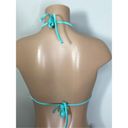 PilyQ New. PQ seafoam lace triangle bikini top. Small. Retails $89 Photo 3