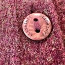 ALLSAINTS  Women's Burgundy Wool Button Front V-Neck Crop Cardigan Size Large Photo 3