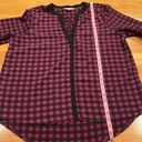 Harvé Benard Harve Benares women’s blouse size XL purple / black Photo 6