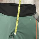 Kimberly NWT  Color Block Green Orange Black Leggings Size Medium Photo 6