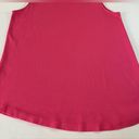 J.Jill  Pink Perfect Pima Cotton  Shirttail Sleeveless Tee Medium Photo 4