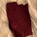 Yogalicious Maroon Leggings Photo 0