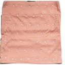 Lele Sadoughi  Peach Iridescent Heart Studded Gaiter Face Mask NEW Photo 5