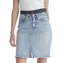 Hudson Jeans NWT Hudson Lulu Denim Jean Skirt in Rebound Size 27 Photo 0