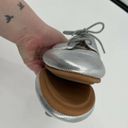 Fit Flop Silver Metallic Adeola Derby Flats Size 7 Photo 5