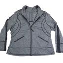 Zella  Jacket Women Sz 2XL Zip Mesh Inserts Athletic Sporty Outdoor Feminine Boho Photo 4