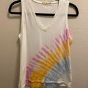 Blair Electric & Rose  Tie-Dye V-Neck Tank Top NWOT Photo 3