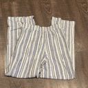 Krass&co Naturals de and  linen blend wide, leg, striped pants Photo 4