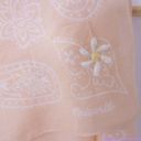Madewell NEW  Embroidered Organic Cotton Bandana, muted shell Photo 12