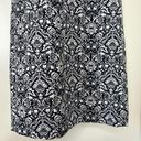 Philosophy  Sz S Womens Black White Damask Print Sheath Dress Cocktail Career Photo 2