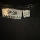 Good American  Good Sweats The Cold Off Should Sweatshirt In Black Size 2/M Photo 5