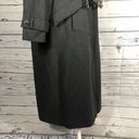 London Fog  long charcoal gray coat with scarf size 22 W Photo 11