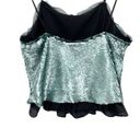 Mango  Womens Mermaid Sequined Pailette Halter Tank Top New Photo 8