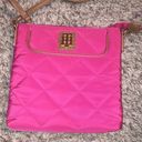 Tommy Hilfiger Magenta Pink Nylon Quilted  Crossbody Purse Photo 1