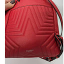 Botkier  Red Quilted Leather Star Moto Mini Backpack Crossbody Bag Photo 4
