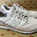 New Balance  696 Women’s Pastel Pink Sea Salt Running Shoes 9 Photo 3