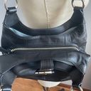 Coach Soho Black Leather Hobo Buckle Shoulder Bag- Middle Zipper Photo 6