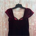 Cider  Wine Off Shoulder Sweetheart Ruched Velvet Jumpsuit Photo 9