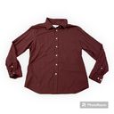 Goodfellow & Co Slim Northrop Shirt Button Down long Sleeve Shirt Maroon extral large M Photo 0