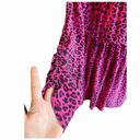 Zadig & Voltaire  Reveal Leopard Print Dress Hot Pink Black MSRP $398 Large NWT Photo 10