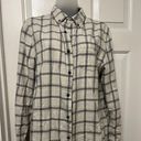 AG Adriano Goldschmied Adriano Goldschmied Grey & White Flannel Style Shirt Photo 0