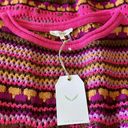 Free The Roses NWT  Crochet Knit Multi Colored Dress In Fuchsia Multi Photo 7