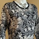 Isaac Mizrahi  Live! Floral Lurex Jacquard Sweater Long Sleeve Dress - SZ… Photo 1