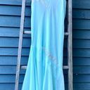 Vintage California Dynasty sheer mint blue embroidered nightgown/lingerie size/L Size L Photo 0
