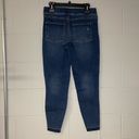 Spanx  High Waisted Distressed Skinny Jeans || size large Photo 8