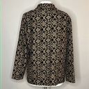 Coldwater Creek  Rococo Brocade Tapestry Button Front Unstructured Blazer Jacket Photo 4