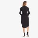 MM.LaFleur  Gosia Dress in Black Wave Crepe Size 6 NEW NWT Photo 2