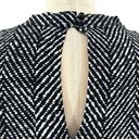 Kate Spade  Reade Herringbone Tie Neck Shift Dress Black Size Medium Photo 6