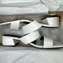 Marc Fisher  White Yori Heeled Slip-On Sandals Photo 8