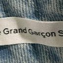 Frame  Le Grand Garcon Denim Shorts Women's 26 NWT Light Wash Raw Cuffed Hem Photo 2